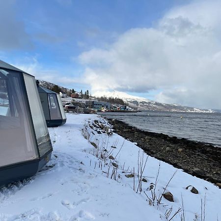 ホテル Elvegard Fjordcamp Grov エクステリア 写真